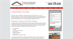Desktop Screenshot of goodrichroofing.com